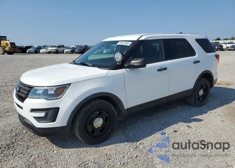 2019 Ford Explorer Police Interceptor z USA, uszkodzony, nr VIN 1FM5K8AR9KGA12892
